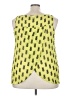 Torrid 100% Polyester Yellow Sleeveless Blouse Size 3X Plus (3) - photo 2