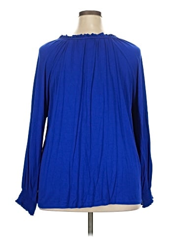 Cable & Gauge Long Sleeve Blouse (view 2)