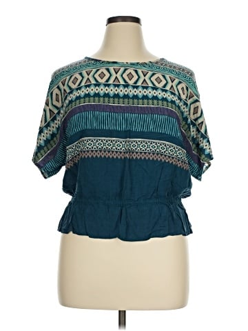 SONOMA life + style Short Sleeve Blouse (view 1)
