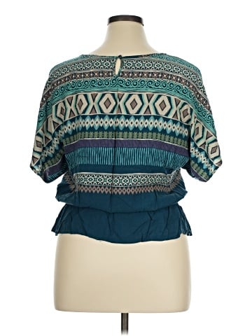 SONOMA life + style Short Sleeve Blouse (view 2)