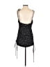 Lioness 100% Polyester Stars Black Casual Dress Size XS - photo 2