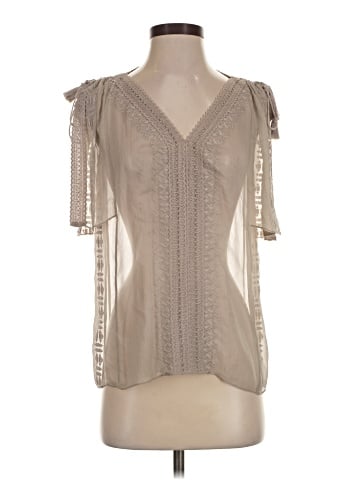Elie Tahari for 5F Bergdorf Goodman Short Sleeve Blouse (view 1)