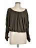 Hyfve Brown Long Sleeve Blouse Size L - photo 1