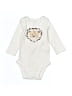 Carter's Ivory Long Sleeve Onesie 3-6 MO / 6 MO - photo 1