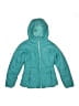 Columbia 100% Polyester Solid Teal Snow Jacket Size S (kids) - photo 1