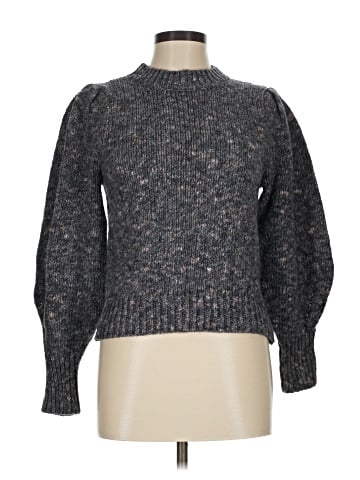 Madewell Pleat-Shoulder Pullover Sweater (view 1)