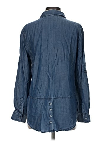 Liverpool Los Angeles Long Sleeve Button-Down Shirt (view 2)