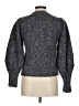 Madewell Tweed Gray Pleat-Shoulder Pullover Sweater Size M - photo 2