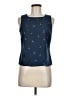 Fashion Bug Blue Sleeveless Blouse Size 8 - photo 1