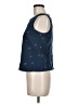 Fashion Bug Blue Sleeveless Blouse Size 8 - photo 5