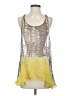 Zoa 100% Silk Yellow Blouse Size S - photo 1