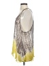 Zoa 100% Silk Yellow Blouse Size S - photo 5