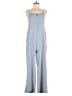 CO 100% Polyester Solid Blue Jumpsuit Size M - photo 1