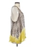 Zoa 100% Silk Yellow Blouse Size S - photo 4