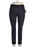 Carolina Belle Solid Blue Active Pants Size 12 - photo 1