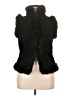 Express Black Faux Fur Vest Size L - photo 1