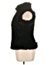 Express Black Faux Fur Vest Size L - photo 5