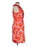 Just... Taylor 100% Polyester Print Orange Cocktail Dress Size 8 - photo 4