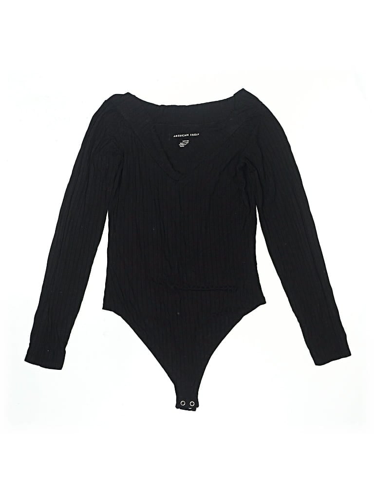 Pre-owned American Eagle Outfitters Bodysuit In Black