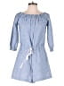 Mud Pie Stripes Blue Romper Size S - photo 1