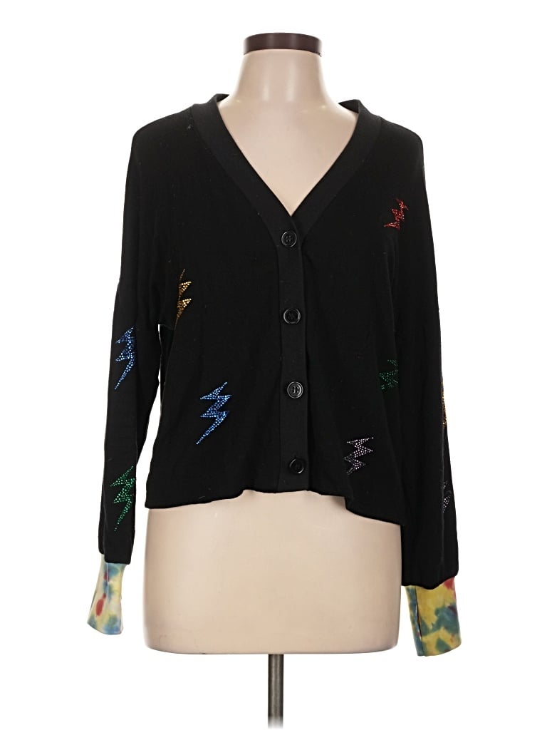 Pre-owned Lauren Moshi Cardigan Sweater In Black