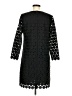 Ann Taylor 100% Polyester Black Cocktail Dress Size 6 - photo 2
