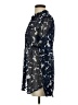 Express 100% Polyester Floral Black Long Sleeve Blouse Size XS - photo 5