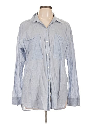 Ann Taylor LOFT Long Sleeve Button-Down Shirt (view 1)