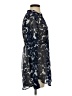 Express 100% Polyester Floral Black Long Sleeve Blouse Size XS - photo 4