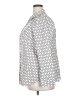 Talbots Print Silver Long Sleeve Blouse Size 18w - photo 5