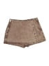 Shein 100% Cotton Tan Brown Skort Size 28 waist - photo 1