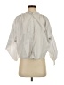Sundays 100% Cotton Silver 3/4 Sleeve Blouse Size XS (0) - photo 1