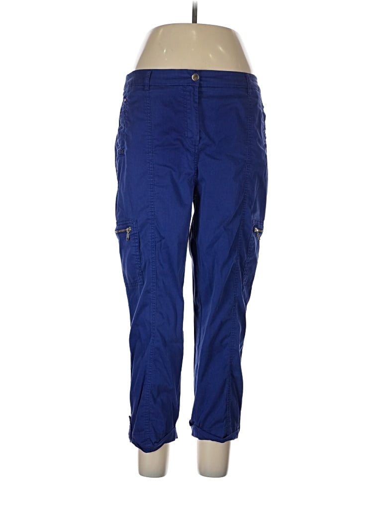 Pre-owned Chico's Cargo Pants In Blue