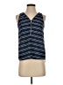 Papaya 100% Polyester Blue Sleeveless Blouse Size S - photo 1