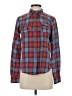 Joe's Jeans Plaid Red Long Sleeve Button-Down Shirt Size S - photo 1