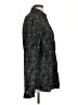 Express Paisley Black Long Sleeve Button-Down Shirt Size L - photo 4