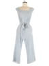 Monteau Solid Gray Jumpsuit Size S - photo 1