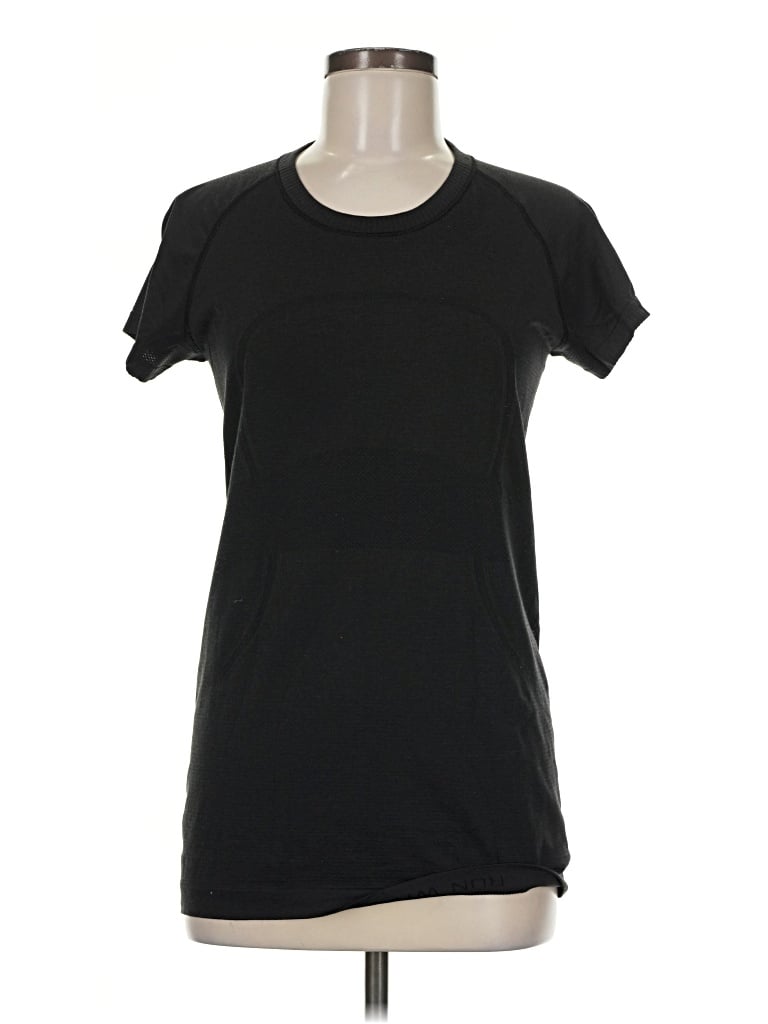 Pre-owned Lululemon Athletica Active T-shirt In Black