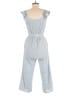 Monteau Solid Gray Jumpsuit Size S - photo 2