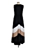 Sandra Darren Chevron-herringbone Black Casual Dress Size 12 - photo 2