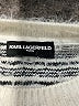 Karl Lagerfeld Paris Houndstooth Silver Pullover Sweater Size S - photo 7