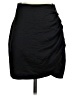 Express 100% Polyester Solid Black Casual Skirt Size XS - photo 1