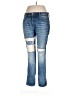 Assorted Brands 100% Cotton Color Block Blue Jeans Size 34 waist - photo 1