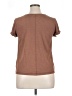 Max Studio Brown Short Sleeve Top Size XL - photo 2