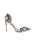Steve Madden Animal Print Ivory Heels Size 8 1/2 - photo 1