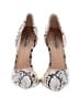 Steve Madden Animal Print Ivory Heels Size 8 1/2 - photo 2