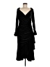 Unbranded 100% Polyester Black Cocktail Dress Size M (estimated) - photo 1