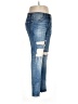 Assorted Brands 100% Cotton Color Block Blue Jeans Size 34 waist - photo 4