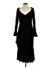 Unbranded 100% Polyester Black Cocktail Dress Size M (estimated) - photo 2