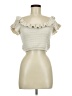 H&M Ivory Short Sleeve Top Size M - photo 1